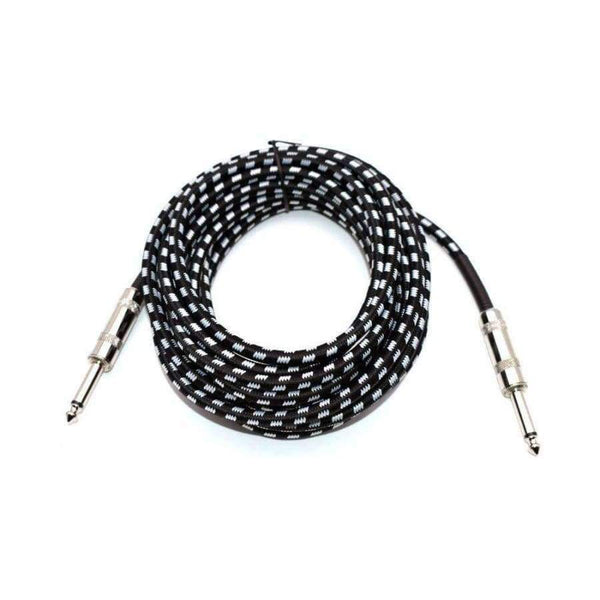 Planet Gates Straight-Angle 6M Electric Guitar Audio Cable 6m/20 Feet 3 Meters/10Feet Bass Musical Instrument Cable Jack Cord 1/4 Inch Straight to Angle Plug