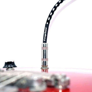 Planet Gates Straight-Angle 6M Electric Guitar Audio Cable 6m/20 Feet 3 Meters/10Feet Bass Musical Instrument Cable Jack Cord 1/4 Inch Straight to Angle Plug