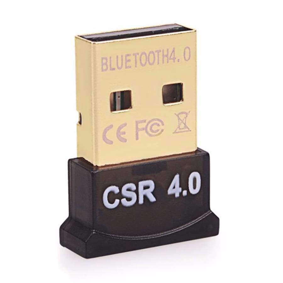 Planet Gates Straight edge Mini USB Bluetooth CSR 4.0 Adapter Receiver Transmitter Wireless Dongle with Integrated Antenna and Gold Plated Connector