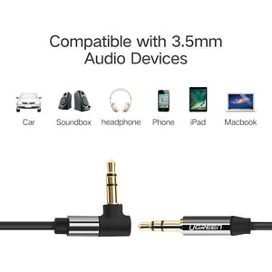 Planet Gates straight to bend / China / 0.5m Ugreen Audio Jack 3.5mm Aux Cable Male to Male Aux Cable 3.5mm Jack Audio Cable auxiliar for Car Headphone MP3/4 Phone 3.5 mm