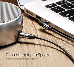 Planet Gates straight to bend / China / 0.5m Ugreen Audio Jack 3.5mm Aux Cable Male to Male Aux Cable 3.5mm Jack Audio Cable auxiliar for Car Headphone MP3/4 Phone 3.5 mm