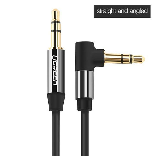 Planet Gates straight to bend / China / 0.5m Ugreen Audio Jack 3.5mm Aux Cable Male to Male Aux Cable 3.5mm Jack Audio Cable auxiliar for Car Headphone MP3/4 Phone 3.5 mm