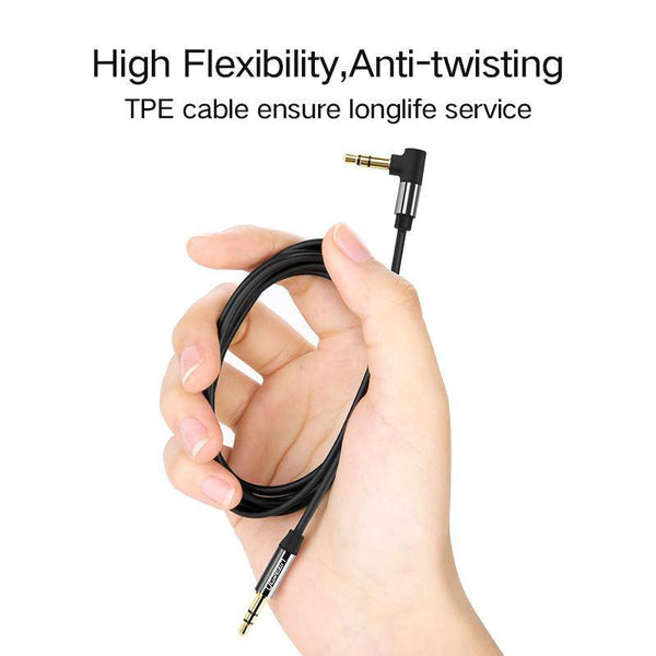 Planet Gates straight to bend / China / 0.5m Ugreen Audio Jack 3.5mm Aux Cable Male to Male Aux Cable 3.5mm Jack Audio Cable auxiliar for Car Headphone MP3/4 Phone 3.5 mm