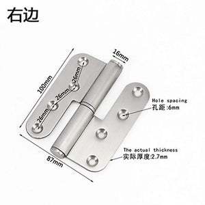 Strainless Steel Buffer Door Closer Door Free Slotted Door Hinge Thickened Silent Convert Hinged Doors To Self-Closing For Home