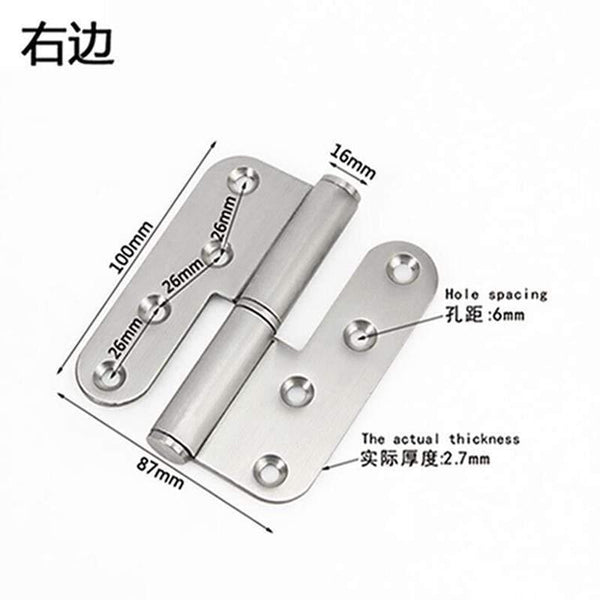 Strainless Steel Buffer Door Closer Door Free Slotted Door Hinge Thickened Silent Convert Hinged Doors To Self-Closing For Home