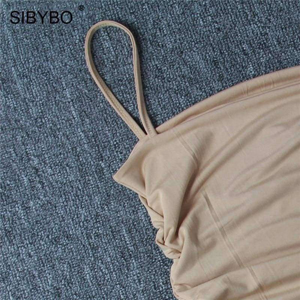 Planet Gates Strapless Spaghetti Strap Sexy Bodycon Dress Sleeveless Slash Neck Mini Summer Women Dress Nightclub Party Dress Short