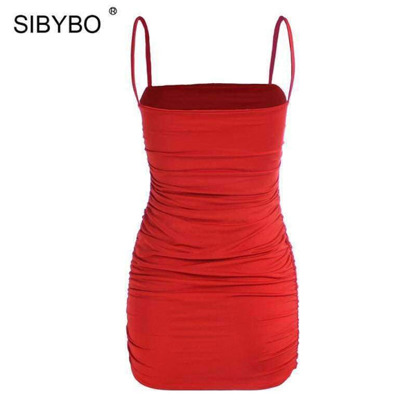 Planet Gates Strapless Spaghetti Strap Sexy Bodycon Dress Sleeveless Slash Neck Mini Summer Women Dress Nightclub Party Dress Short