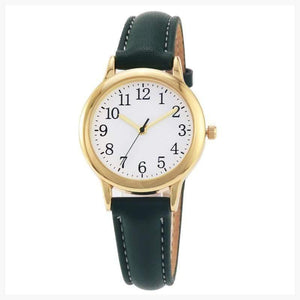 Planet Gates strawberry Lady style women watch candy color straps leather band simple dial