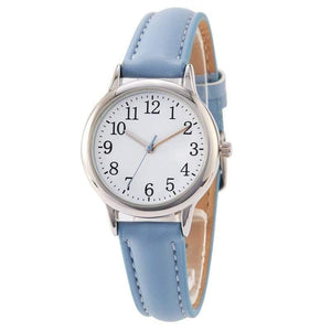 Planet Gates strawberry Lady style women watch candy color straps leather band simple dial