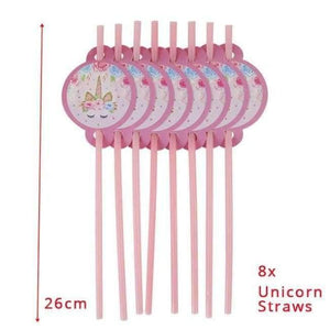 Planet Gates straws 1pcs Unicorn Party Pink Tablecloths Kids Birthday Party Decorations Table Cover Baby Shower Unicornio Party Supplies