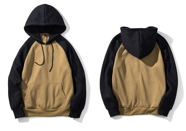 Planet Gates Streetwear Patchwork Hoodie Men Hip Hop Hooded Solid Slim Fit Casual Hoody Mens Hoodies Sweatshirts EU Size