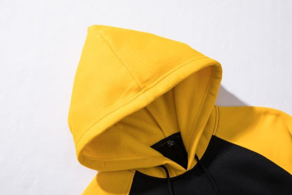 Planet Gates Streetwear Patchwork Hoodie Men Hip Hop Hooded Solid Slim Fit Casual Hoody Mens Hoodies Sweatshirts EU Size