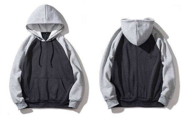 Planet Gates Streetwear Patchwork Hoodie Men Hip Hop Hooded Solid Slim Fit Casual Hoody Mens Hoodies Sweatshirts EU Size