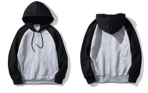 Planet Gates Streetwear Patchwork Hoodie Men Hip Hop Hooded Solid Slim Fit Casual Hoody Mens Hoodies Sweatshirts EU Size