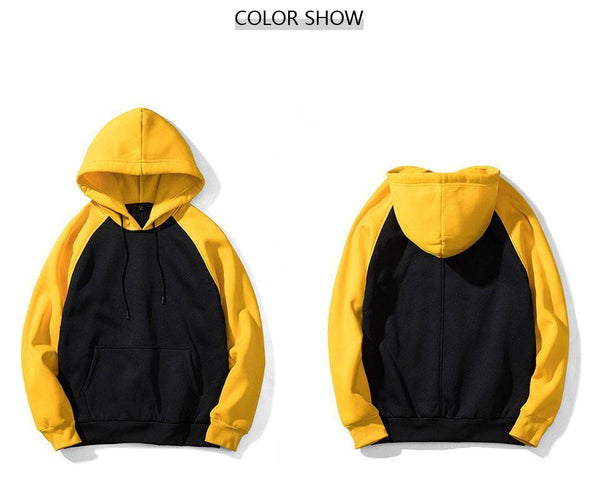 Planet Gates Streetwear Patchwork Hoodie Men Hip Hop Hooded Solid Slim Fit Casual Hoody Mens Hoodies Sweatshirts EU Size
