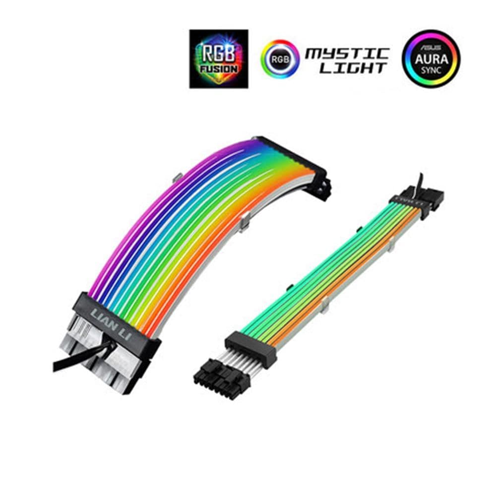 Planet Gates Strimer Plus RGB Motherboard Extension ATX 24PIN,GPU Extension Double/Triple 8PIN LIANLI Generation 2 Cable PC Decoration