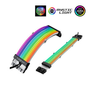 Planet Gates Strimer Plus RGB Motherboard Extension ATX 24PIN,GPU Extension Double/Triple 8PIN LIANLI Generation 2 Cable PC Decoration