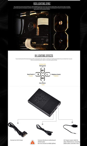 Planet Gates Strimer Plus RGB Motherboard Extension ATX 24PIN,GPU Extension Double/Triple 8PIN LIANLI Generation 2 Cable PC Decoration