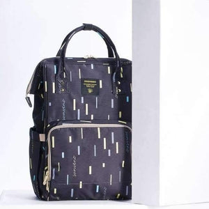 Planet Gates Stripe black / China Fashion  Maternity Diaper Bag Large Nursing Bag Travel Backpack Designer Stroller Baby Bag Baby Care Nappy Backpack