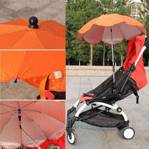 Planet Gates Stroller Umbrella Portable Kids Children Pram Rain Cover Sun Shade Parasol Adjustable Folding Unbralla Stroller Accessories