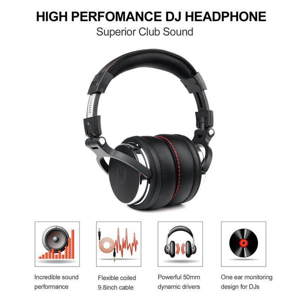 Planet Gates Studio-Pro / China Professional Studio Pro DJ Headphones With Microphone Over Ear HiFi Monitors Music Headset Earphone For Phone PC