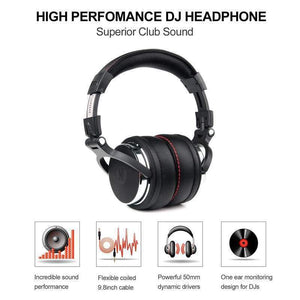 Planet Gates Studio-Pro / China Wired Professional Studio Pro DJ Headphones With Microphone Over Ear HiFi Monitors Music Headset Earphone For Phone PC