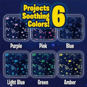 Planet Gates Stuffed Animal Night Light Projector Plush Toys With Light Colorful Stars Cute Stuffed Toy Girl Baby Creative Toy Birthday Gifts