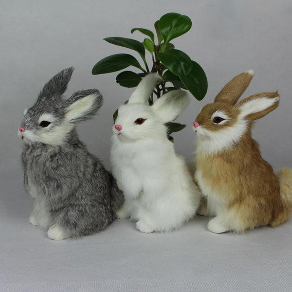 Planet Gates Stuffed Toys Lovely Simulation Lifelike Rabbit Animal Doll Plush Toy Kids Decorations Birthday Gift For Children