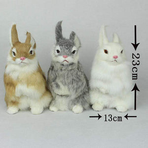 Planet Gates Stuffed Toys Lovely Simulation Lifelike Rabbit Animal Doll Plush Toy Kids Decorations Birthday Gift For Children