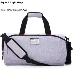 Planet Gates styel 1 light grey Shoulder Sports Gym Bag for Shoes Bags Women Fitness Yoga Training Men Gymtas tassen 2018 Sac De Sport Tas X584YL