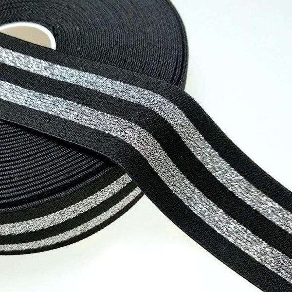 Planet Gates style 02 / 1M HL 40MM 1 Meter/4 Meters  Hot Stamping Nylon Elastic Bands DIY Webbing Apparel Bags Leggings Sewing Accessories