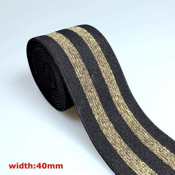 Planet Gates style 03 40MM/50MM 1 Meter Hot Stamping Nylon Elastic Bands DIY Webbing Apparel Bags Leggings Sewing Accessories