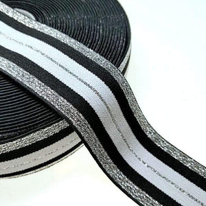 Planet Gates style 04 / 1M HL 40MM 1 Meter/4 Meters  Hot Stamping Nylon Elastic Bands DIY Webbing Apparel Bags Leggings Sewing Accessories