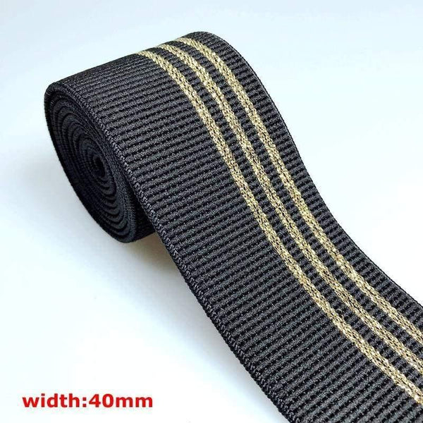 Planet Gates style 04 40MM/50MM 1 Meter Hot Stamping Nylon Elastic Bands DIY Webbing Apparel Bags Leggings Sewing Accessories