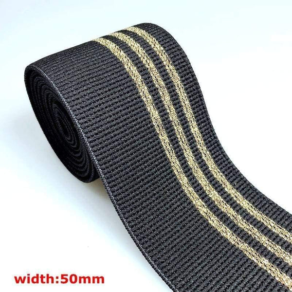 Planet Gates style 05 40MM/50MM 1 Meter Hot Stamping Nylon Elastic Bands DIY Webbing Apparel Bags Leggings Sewing Accessories