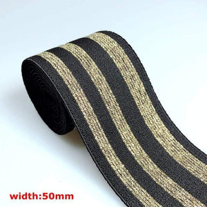 Planet Gates style 06 40MM/50MM 1 Meter Hot Stamping Nylon Elastic Bands DIY Webbing Apparel Bags Leggings Sewing Accessories
