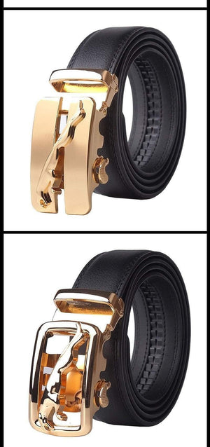 Planet Gates Style 1 / 110cm Designer Automatic Buckle Cowhide Leather men belt Fashion Luxury belts for men designer belts