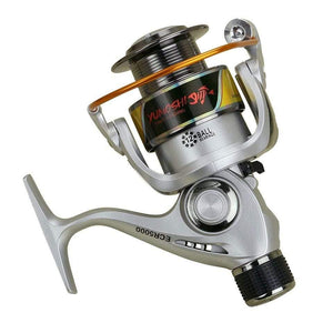 Planet Gates Style 1 / 12 / 2000 Series ECR2000-7000 12BB High Power Gear 5.2:1 Metal Spinning Spool Cup Exchange Handles Fishing Reel Fishing Tackle Line Bait ECR