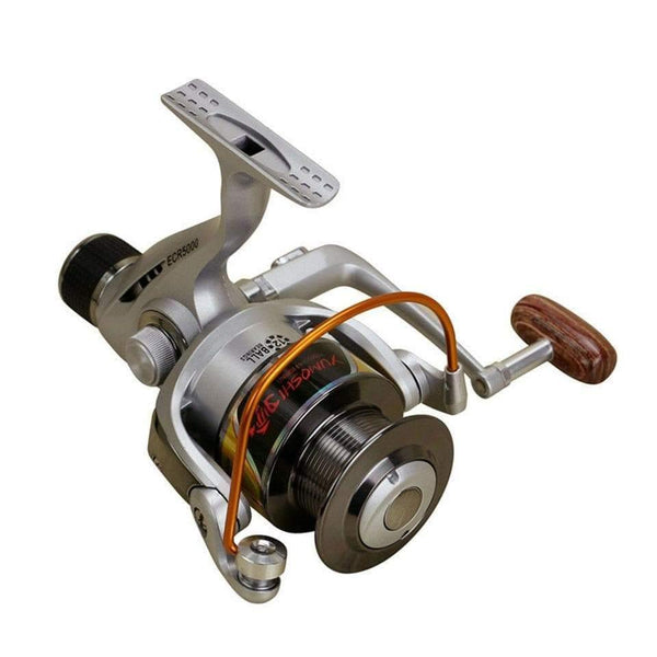 Planet Gates Style 1 / 12 / 2000 Series ECR2000-7000 12BB High Power Gear 5.2:1 Metal Spinning Spool Cup Exchange Handles Fishing Reel Fishing Tackle Line Bait ECR