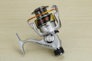 Planet Gates Style 1 / 12 / 2000 Series ECR2000-7000 12BB High Power Gear 5.2:1 Metal Spinning Spool Cup Exchange Handles Fishing Reel Fishing Tackle Line Bait ECR