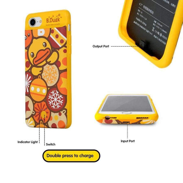 Planet Gates Style 1 iPhone 6 6s 7 8 Battery Charger Case Power Bank Case Battery Back Cover 2500mAh External Battery Case Power Supply