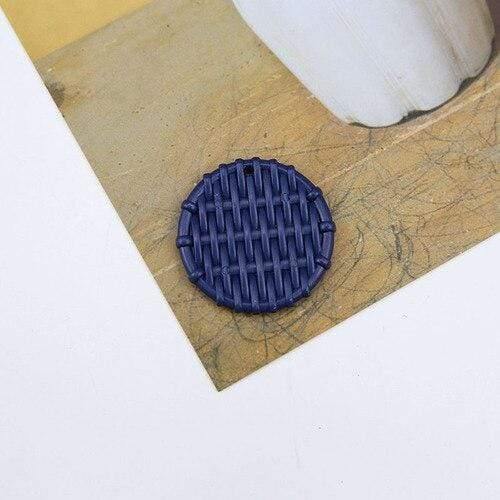 Planet Gates Style 1 Jewelry accessories imitation woven rattan round rectangular hollow resin pendant earrings wholesale lots bulk jewelry making