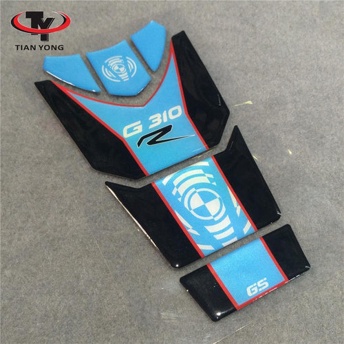 Motorcycle Parts For BMW G310R Tank Grip Cover Sticker 3D Decal Emblem Protection Tank Pad Cas Cap Fit For BMW G310 R G 310R