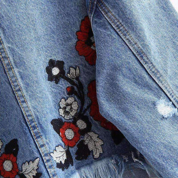 Planet Gates Style 1- No Fleece / S Autumn Winter denim jacket women long sleeve lambswool jean jackets with buttons basic coat streetwear  902133