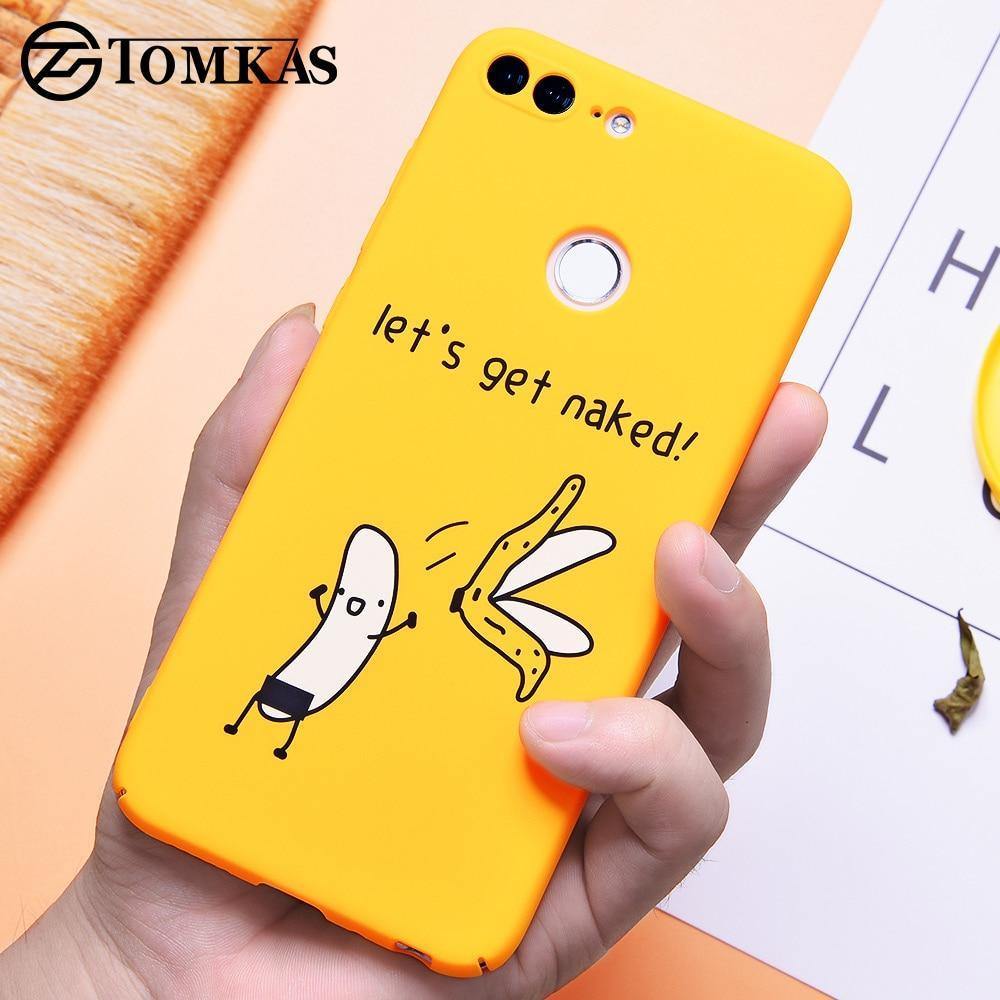 Planet Gates Style 1 / P20 Lite TOMKAS Funny Banana Cute Cartoon Case on for Huawei Honor 9 Lite Phone Case for Huawei P20 Lite P10 Lite P9 Lite Hard Back Cover
