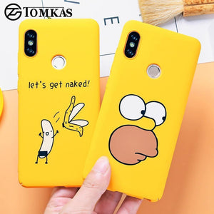 Planet Gates Style 1 / Redmi Note 5(Global) TOMKAS Cute Cartoon Case for Xiaomi Redmi Note 5 Phone Case for Xiaomi Redmi 4X 5 Plus Cases Mi A1 Back Cover Funny Naked Banana