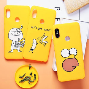 Planet Gates Style 1 / Redmi Note 5(Global) TOMKAS Cute Cartoon Case for Xiaomi Redmi Note 5 Phone Case for Xiaomi Redmi 4X 5 Plus Cases Mi A1 Back Cover Funny Naked Banana