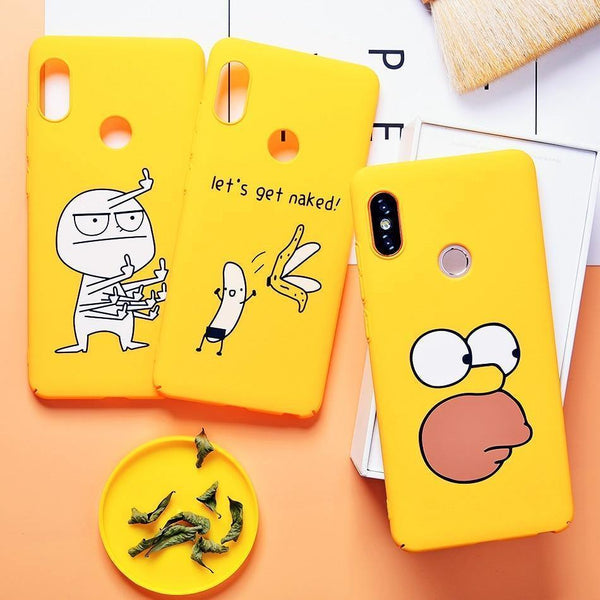 Planet Gates Style 1 / Redmi Note 5(Global) TOMKAS Cute Cartoon Case for Xiaomi Redmi Note 5 Phone Case for Xiaomi Redmi 4X 5 Plus Cases Mi A1 Back Cover Funny Naked Banana