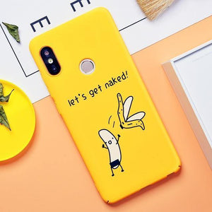 Planet Gates Style 1 / Redmi Note 5(Global) TOMKAS Cute Cartoon Case for Xiaomi Redmi Note 5 Phone Case for Xiaomi Redmi 4X 5 Plus Cases Mi A1 Back Cover Funny Naked Banana