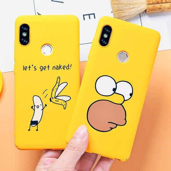 Planet Gates Style 1 / Redmi Note 5(Global) TOMKAS Cute Cartoon Case for Xiaomi Redmi Note 5 Phone Case for Xiaomi Redmi 4X 5 Plus Cases Mi A1 Back Cover Funny Naked Banana
